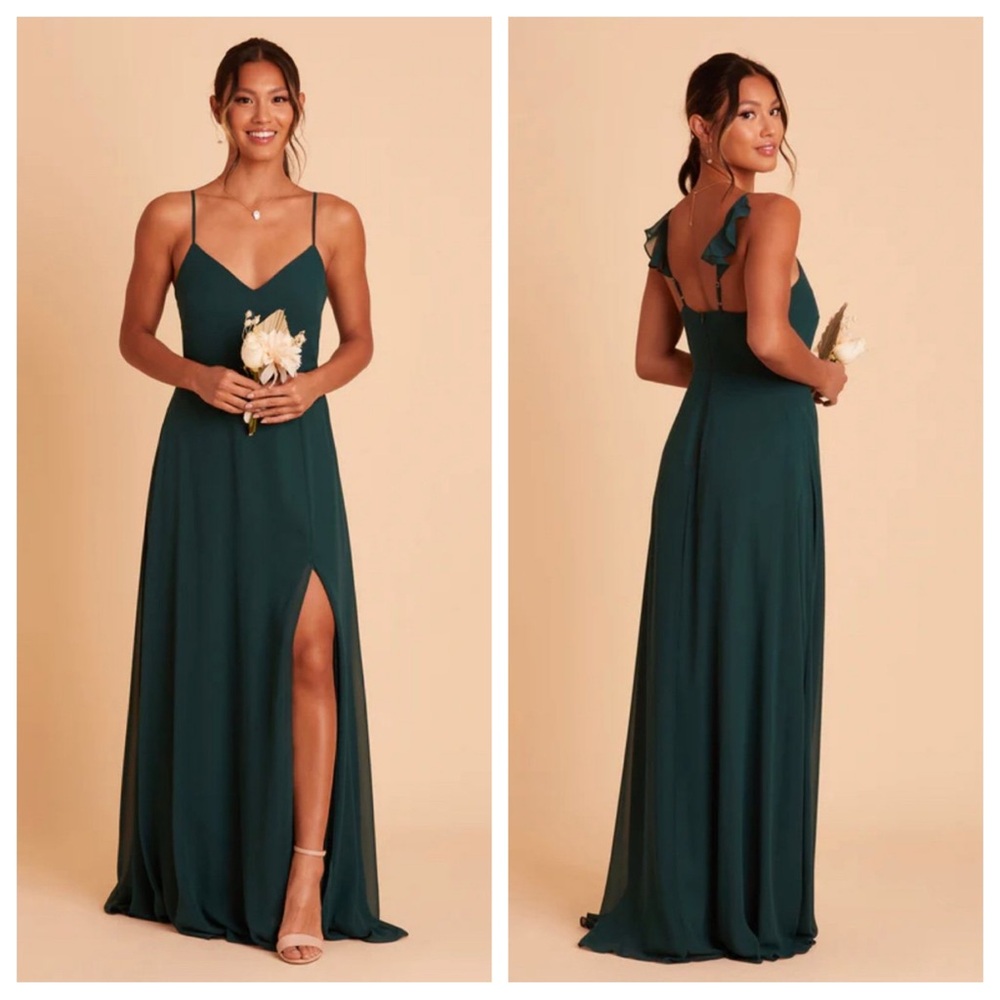 Birdy Grey Adelle Formal emerald green Maxi Dress with Slit